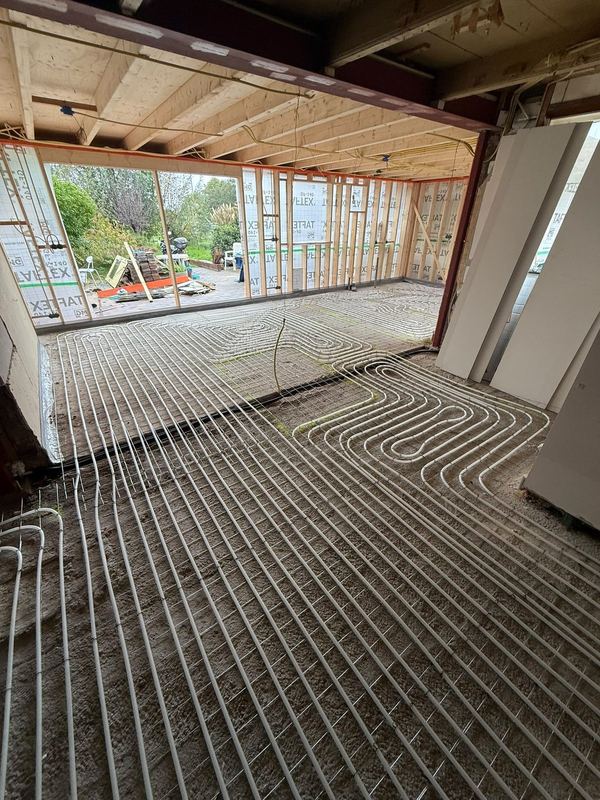 Vloerverwarming project, foto 2