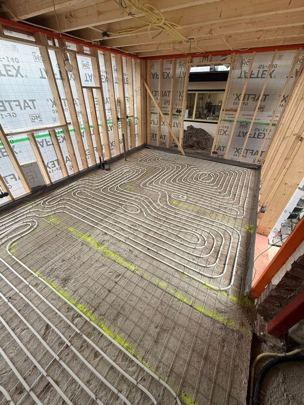 Vloerverwarming project, foto 5