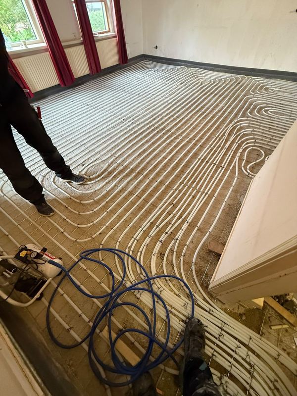 Vloerverwarming project, foto 7